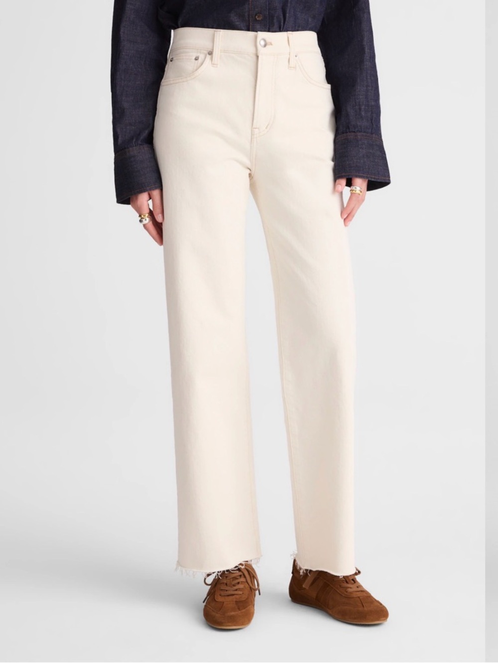 Madewell The Perfect Vintage Wide-Leg Crop Jean - Picture 2 of 8